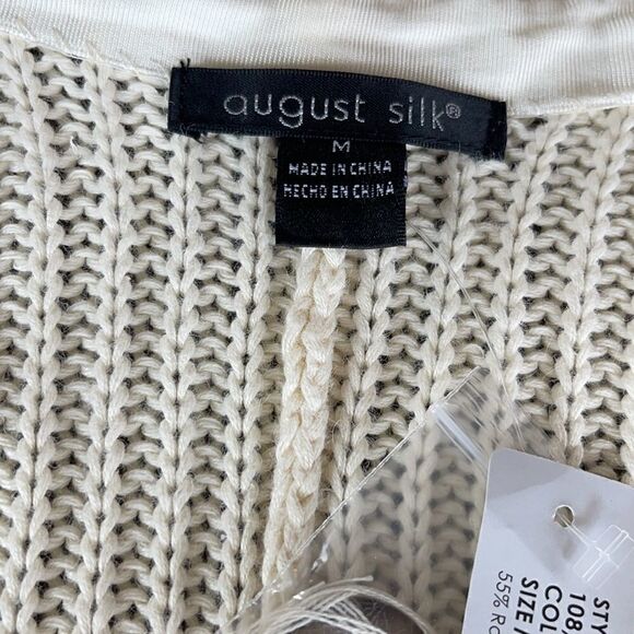 NWT August Silk Women’s Sweater Size M - Picture 6 of 6
